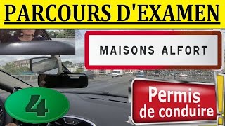 Examen Parcours Permis MaisonAlfort 4 [upl. by Pinette483]