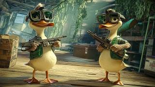 Comical battle for dominance erupts between ducks and humans  Animated Cartoon Movie HD [upl. by Cresa]