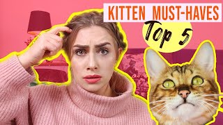 Top 5 Kitten MustHaves  eine Baby Katze zieht ein  Checkliste für Katzen  Amely Rose amp Catwalk [upl. by Erelia]