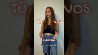 🌎¿Vienes a Latinoamérica Tip 4 TÚ y VOS VOSOTROS y USTEDES ¿qué se usa learnspanish tips [upl. by Salhcin2]