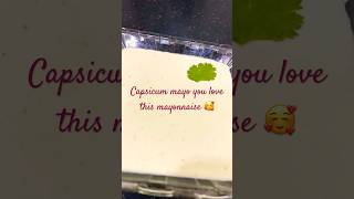 Veg Mayonnaise Recipe Capsicum Mayonnaise Recipe Mayonnaise Without Oil Recipe Healthy Mayoshort [upl. by Querida]