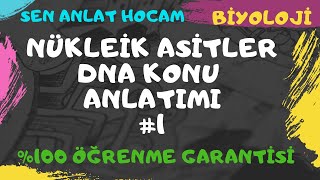 9 SINIF CANLILARIN TEMEL BİLEŞENLERİ KONU ANLATIMI 20  NÜKLEİK ASİTLER  TYT BİYOLOJİ  ✅ [upl. by Letrice]