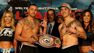 HBO Boxing News Alvarado vs Rios 3 WeighIn [upl. by Ohnuj265]