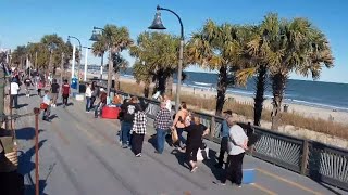 Dirty Don’s Oyster Bar Live Cam  South Carolina Live Cam  Myrtle Beach boardwalk live cam [upl. by Banwell]