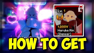 HOW TO GET HARUKA RIN EVO TOWER UNIT in ANIME VANGUARDS  EVOLVED HARUKA RIN in ANIME VANGUARDS [upl. by Noam945]