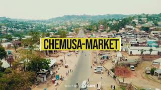 Chemusa Market Aerial View [upl. by Nosae272]