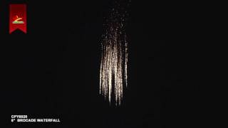 6 Inch Firework Shell  Brocade Waterfall Effect [upl. by Anavahs675]