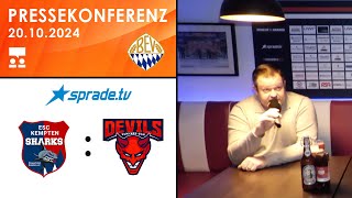 20102024  Pressekonferenz  ESC Kempten vs Devils UlmNeuUlm [upl. by Ihab35]