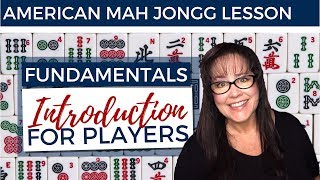 American Mah Jongg Lesson Fundamentals 1P Introduction for Players mock card [upl. by Yurik]