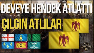 Eyyubiler Develere Sahip Olamadı 3v3  Atlı Birlikten Ders  Age of Empires IV [upl. by Haidedej]