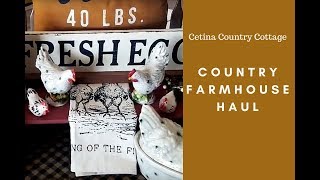 Country Farmhouse Haul  Antiques amp Country Decor [upl. by Edialeda]