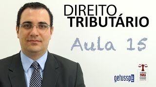 Aula 15  Direito Tributário  Crédito Tributário [upl. by Ayamahs]