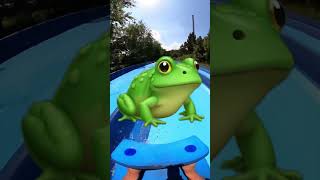 EIN RIESENFROSCH WURDE IM WASSERPARK GESICHTET youtube youtubeshorts shorts [upl. by Aicel]