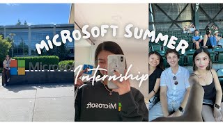 Microsoft Internship Vlog  2023 Orientation Intern Day Exploring Seattle  Sav Anna [upl. by Ainesell]