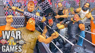 The Shield vs Wyatt Family WarGames Action Figure Match Winners Take All [upl. by Naegem]