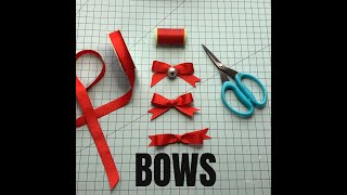 Learn to make 3 different styles of Bows for your cross stitch finishing with Vonna Pfeiffer [upl. by Ahsain]