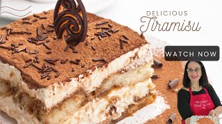 Tiramisu A Decadent Dessert Made Easy [upl. by Nerahs]