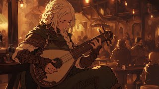 Relaxing Medieval Music  BardTavern Ambience Fantasy Celtic Music Sleeping Tavern BGM [upl. by Abihsat]