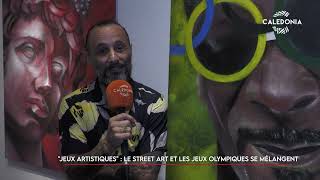 « Jeux artistiques »  Le street art et les jeux olympiques se mélangent [upl. by Zevahc]