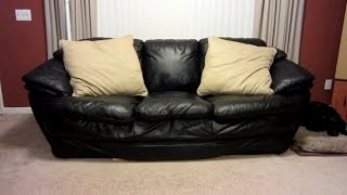 How to fix a Sagging Couch Sofa  Quick and Easy [upl. by Allesig]