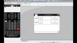 Fracciones parciales en TI Nspire [upl. by Ziagos]