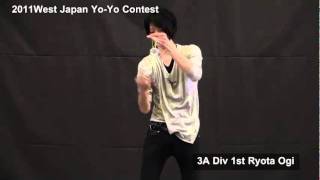 West Japan YoYo Contest 2011  3A Div 1st Ryota Ogi [upl. by Huberty548]