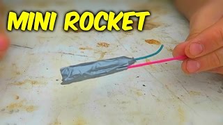 Mini Rocket Out of a Fuse  Science Experiment [upl. by Bugbee224]