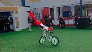 BMX FREESTYLE  Cycle Stunt Qatar [upl. by Nauqyaj]