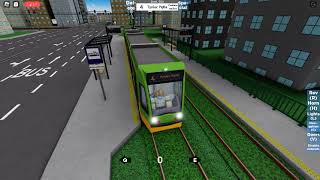 Tram Driving Line 4  Roblox Nids Buses and Trams [upl. by Dodson]