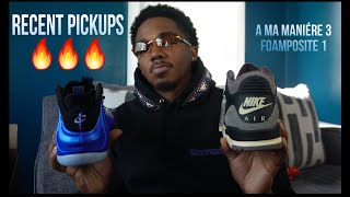 Recent Pickups Air Jordan 3 x A Ma Maniére  Nike Air Foamposite One Royal Review [upl. by Inele]