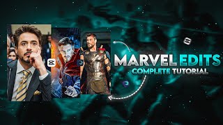 MARVEL EDITS TUTORIAL  TRENDING EDITS TUTORIAL CAPCUT ✨ EDITS TUTORIAL CAPCUT marveledits [upl. by Eralc]