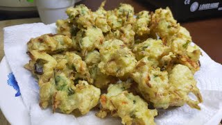 Cucur Ikan Bilis Tanpa Tepung Gandum Rasanya Rangup Sekali [upl. by Gabbie]