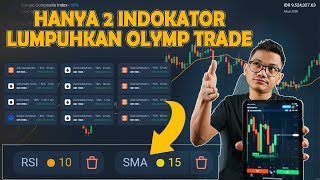 Cuma pakai 2 indikator rasakan trading sangat mudah sekali  olymptrade [upl. by Sinnej]