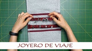 Cómo hacer un joyero de viaje [upl. by Marjana]