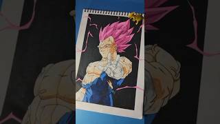 Ultra ego vegeta vegeta dragonball anime drawing shorts [upl. by Selij]