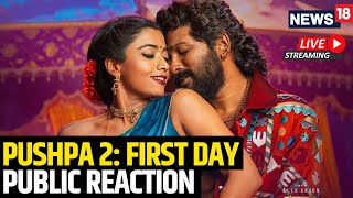 Pushpa 2 Premiere Show  Puspha 2 Public Reaction  Puspha 2 Trailer  Puspha 2 Movie  Allu Arjun [upl. by Atterg]