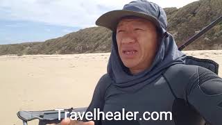 Travelhealer fishing at Anglesea surf beach [upl. by Eirellam]