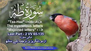 20Surah TA HA Urdu with English Translation  Last Part65 135  سورہ طہ [upl. by Jacqueline]