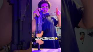 Micro Draco bracefypシ゚ gunshorts legallydangerous mustwatch arp airsoft warzone [upl. by Chaffin]