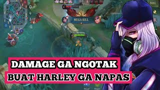 NATALIA DAMAGE GA NGOTAK BUAT HARLEY GANAPAS SETENGAH DARAH AUTO MATI [upl. by Airitac334]