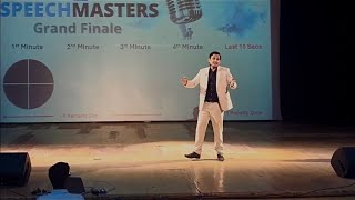 Ujjwal Jain  Impromptu Speech  “The Beauty Of Imperfection”  Speechmasters 2024 [upl. by Alyworth]