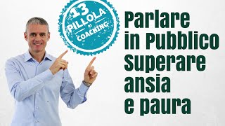 Imparare a Parlare in Pubblico Superare ansia e paura [upl. by Enyale]