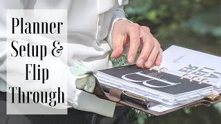 Personal Planner Setup amp Flip Through 2020  Louis Vuitton Medium Ring Agenda [upl. by Trisha]