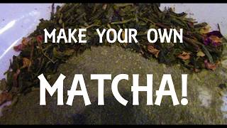 Make your own Matchausing loose leaf tea [upl. by Torrlow]