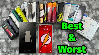 Best And Worst Screen Protectors For Samsung Galaxy S24 Ultra [upl. by Ahsilak]