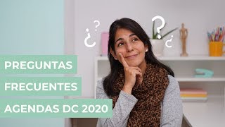 Preguntas frecuentes Agendas Dulce Compañía 2020 [upl. by Galliett41]