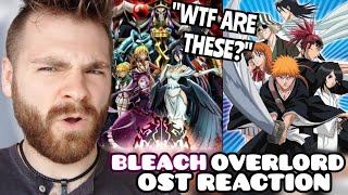 First Time Hearing BLEACH amp OVERLORD  quotRuler of Death x Treacheryquot OST  ANIME REACTION [upl. by Aicnelev]