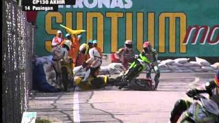 2011 PETRONAS Malaysian Cub Prix Championship  Season Review Crash Compilation [upl. by Lleinad594]