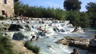 Saturnia Thermal Springs  Terme di Saturnia Maremma Tuscany [upl. by Mindi]