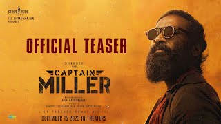 CAPTAIN MILLER Teaser  Dhanush  Shivarajkumar Sundeep Kishan Priyanka Mohan  Arun Matheswaran [upl. by Penthea]